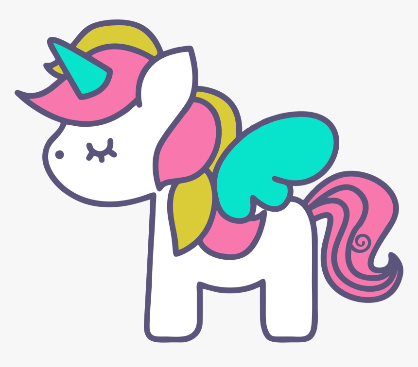 Vector Freeuse Stock De Unicornios Para Scrapbook Unic - Unicornio Clipart, HD Png Download, Free Download