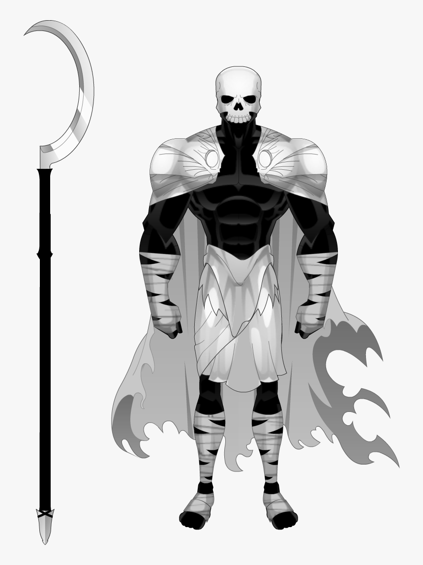 Superhero Drawing Villain - Black And White Villain, HD Png Download, Free Download