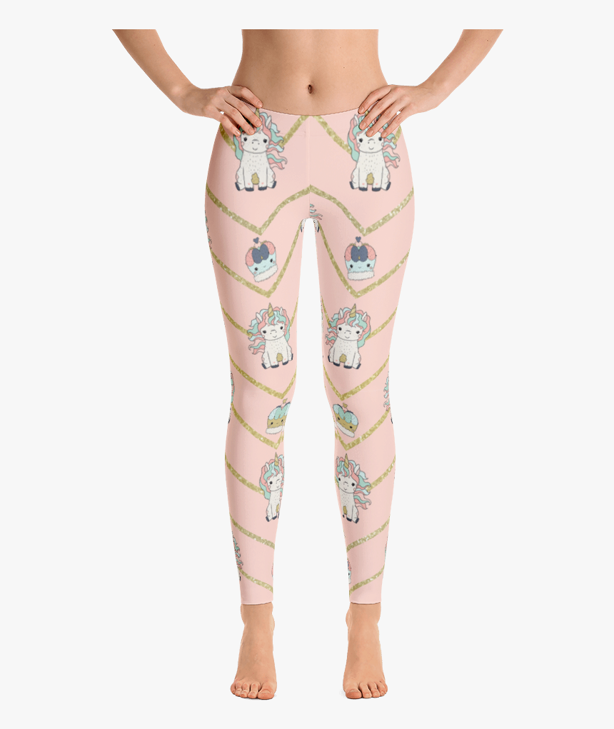 Pink Unicorn Leggings - Whale Leggings, HD Png Download, Free Download