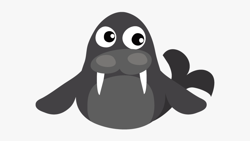 Walrus Png Photo - Molde Para Leao Marinho, Transparent Png, Free Download