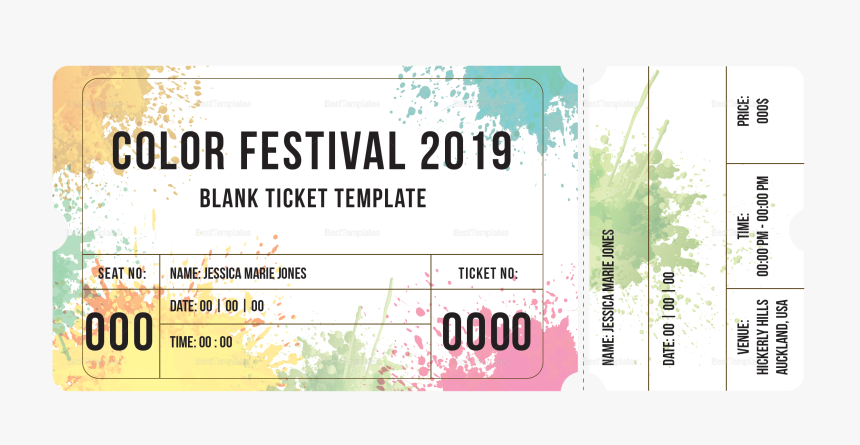Blank Ticket, HD Png Download, Free Download