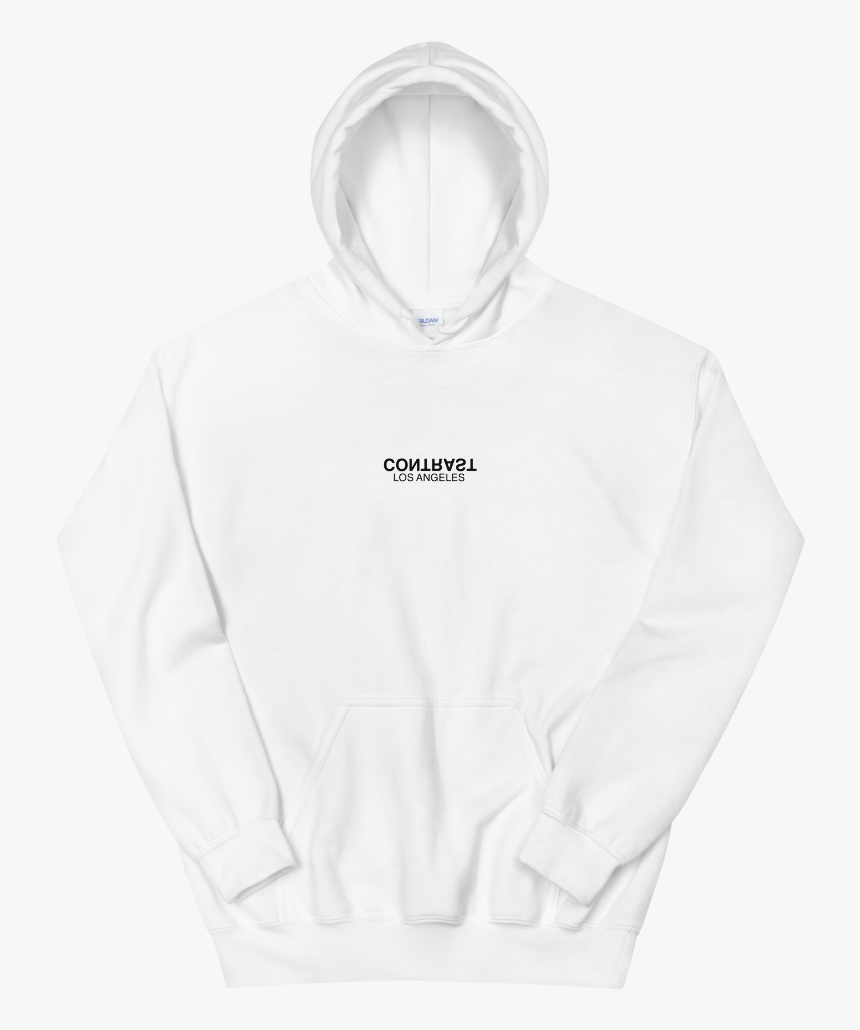 Image Of Contrast Los Angeles Logo White Hoodie - White Hoodie Logo, HD Png Download, Free Download