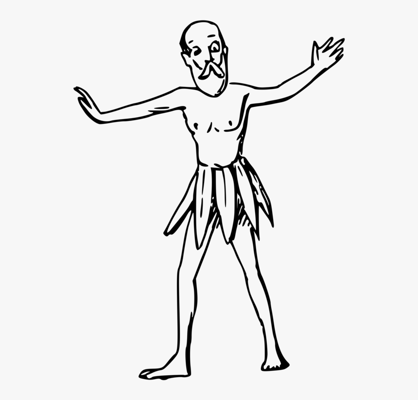 Standing,line Art,thumb - Homo Sapiens Sapiens Drawing, HD Png Download, Free Download