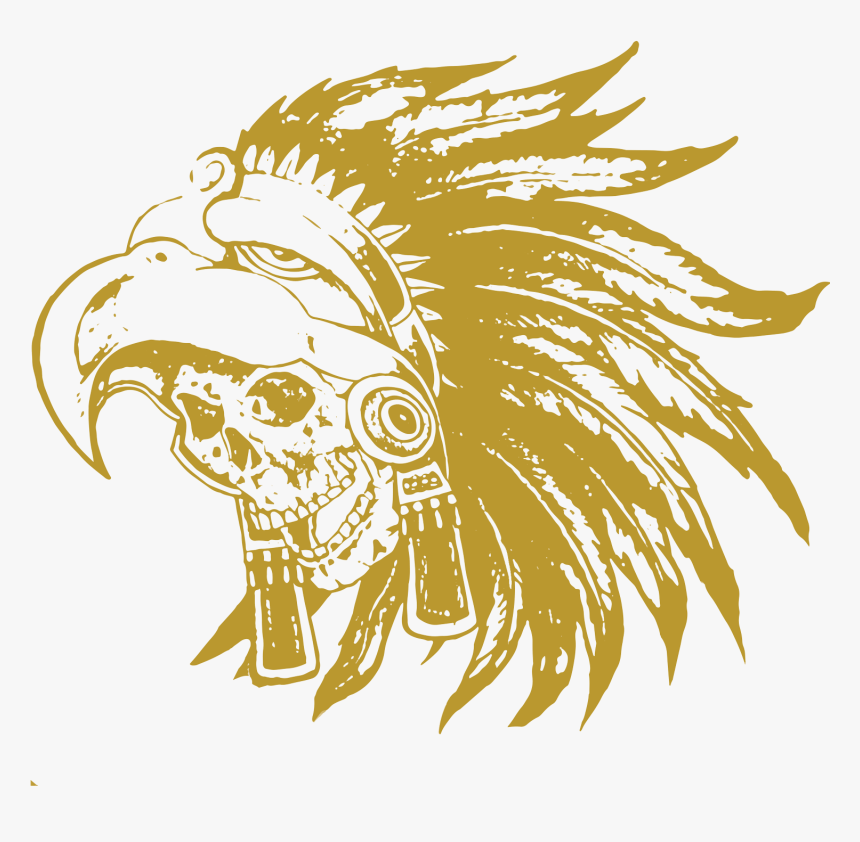 Aztec Skull Png, Transparent Png, Free Download