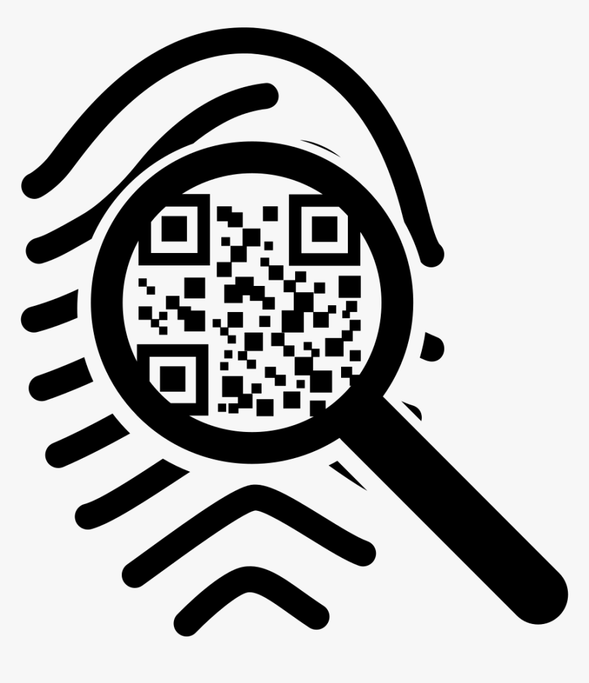 Fingerprint Icon Png - Fingerprint Qr Code, Transparent Png, Free Download