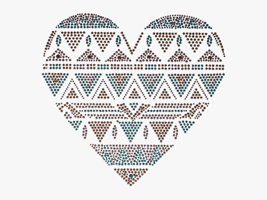 Aztec Heart - Large - Heart, HD Png Download, Free Download