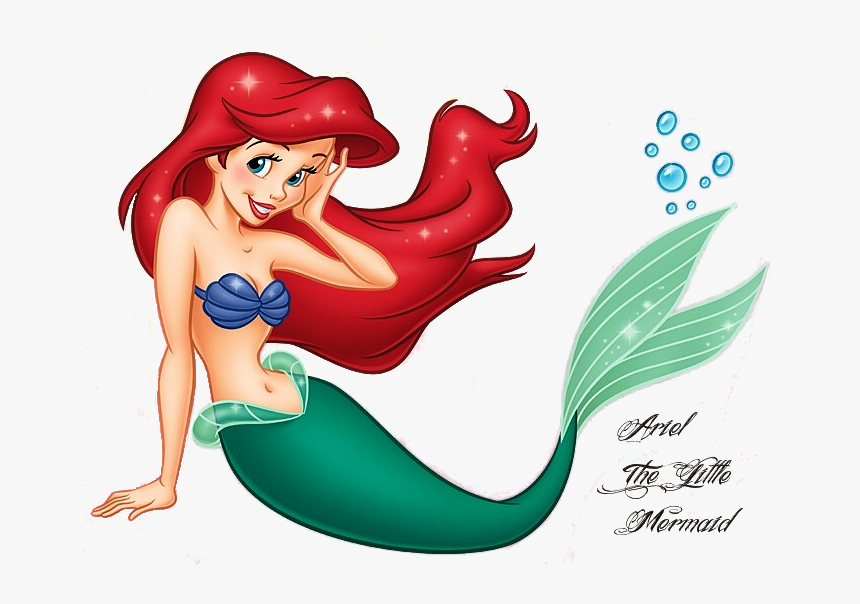 The Little Mermaid By Tulipan - Clip Art Disney Ariel Mermaid, HD Png Download, Free Download