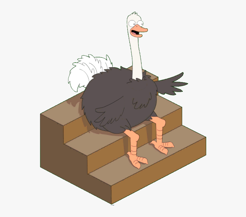 Transparent Ostrich Png - Eddie The Ostrich Family Guy, Png Download, Free Download