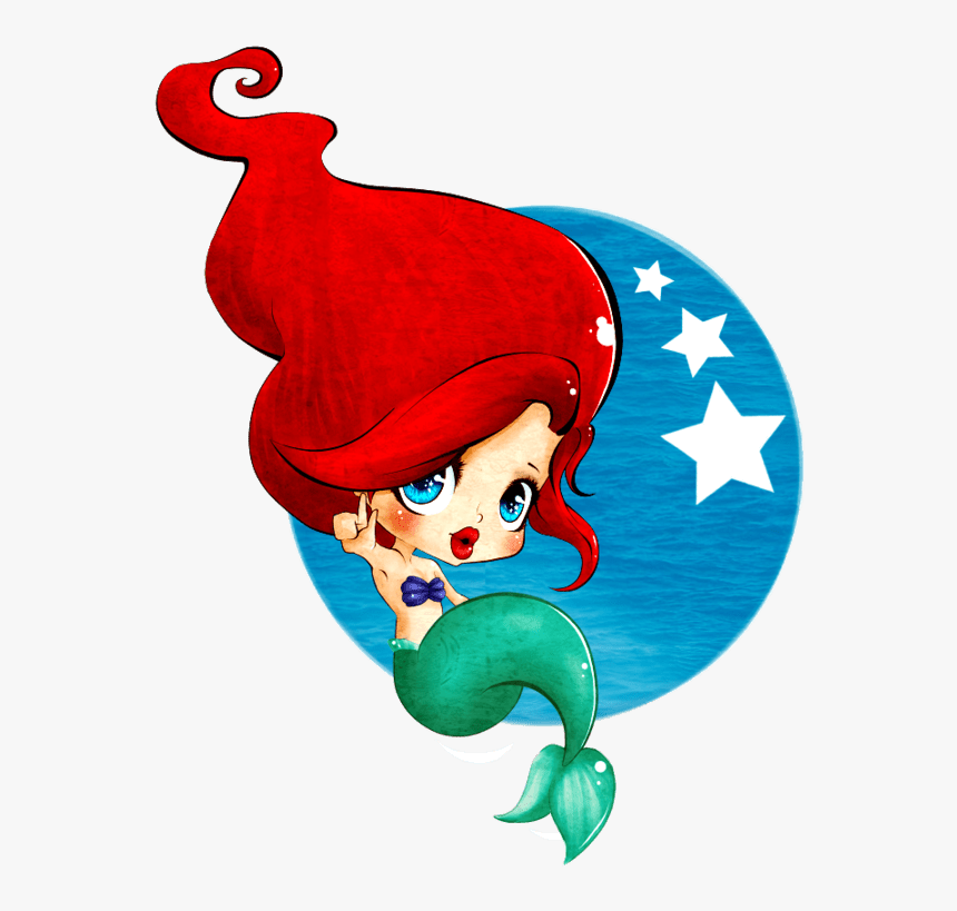 Transparent The Little Mermaid Png - Mermaid Baby Cartoon Png, Png Download, Free Download