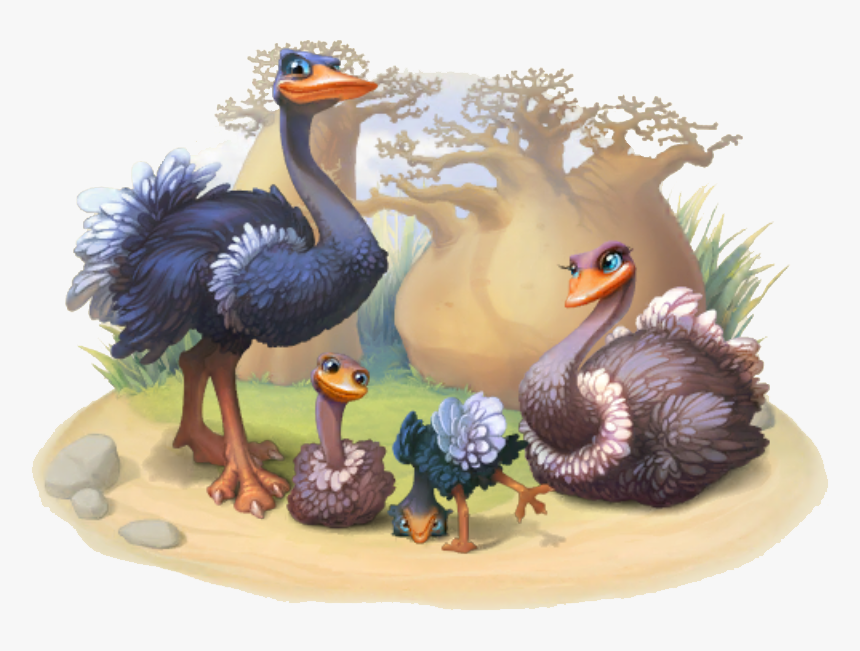Transparent Ostrich Png - Township Zoo Animals, Png Download, Free Download