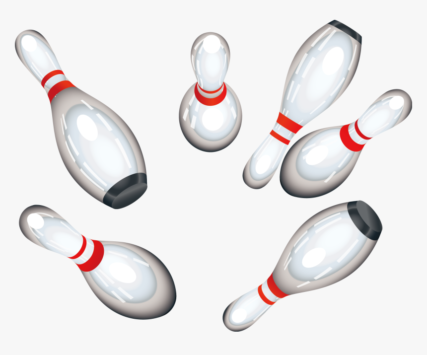 Clip Art Transparent Download Bowling Pins Clipart - Transparent Background Bowling Pin Clipart, HD Png Download, Free Download