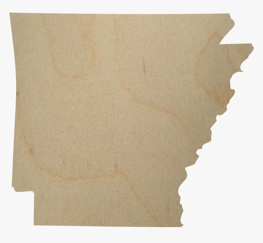Wooden Arkansas State Shape - Construction Paper, HD Png Download, Free Download