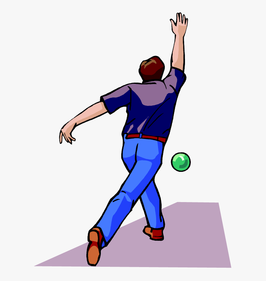 Free Person Bowling Vector Clip Art Image From Free - Person Bowling Clipart, HD Png Download, Free Download