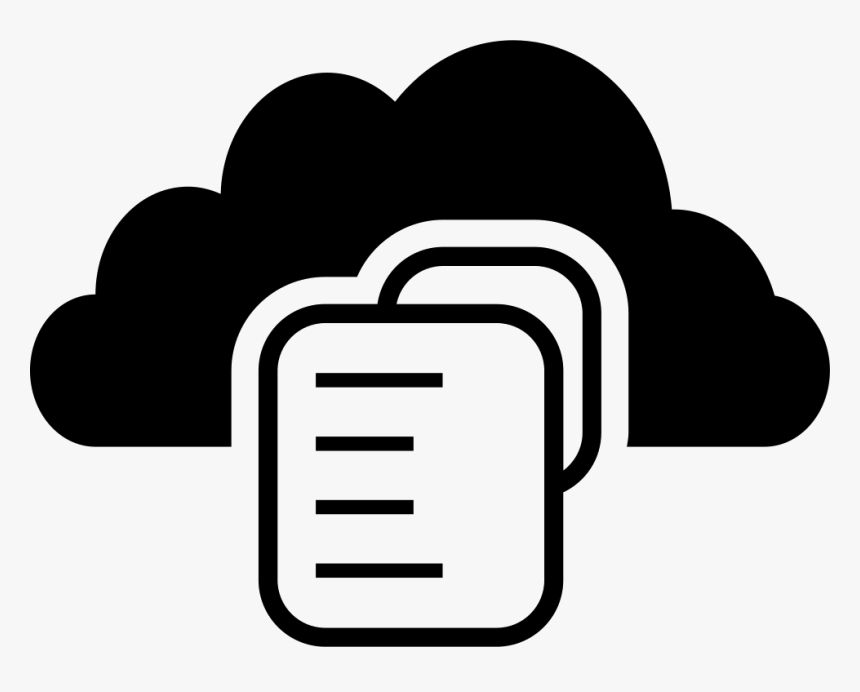 File With Data On Cloud Storage - Cloud Storage Icon Png, Transparent Png, Free Download