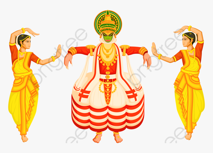 Indian Dance Clipart Png - Indian Dance Png, Transparent Png, Free Download