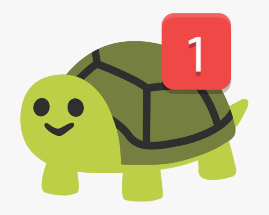 Google Turtle Emoji, HD Png Download, Free Download