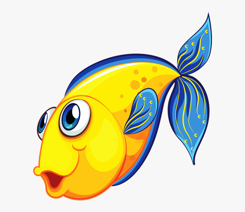 Fish Drawing Clip Art - Cartoon Fish No Background, HD Png Download, Free Download