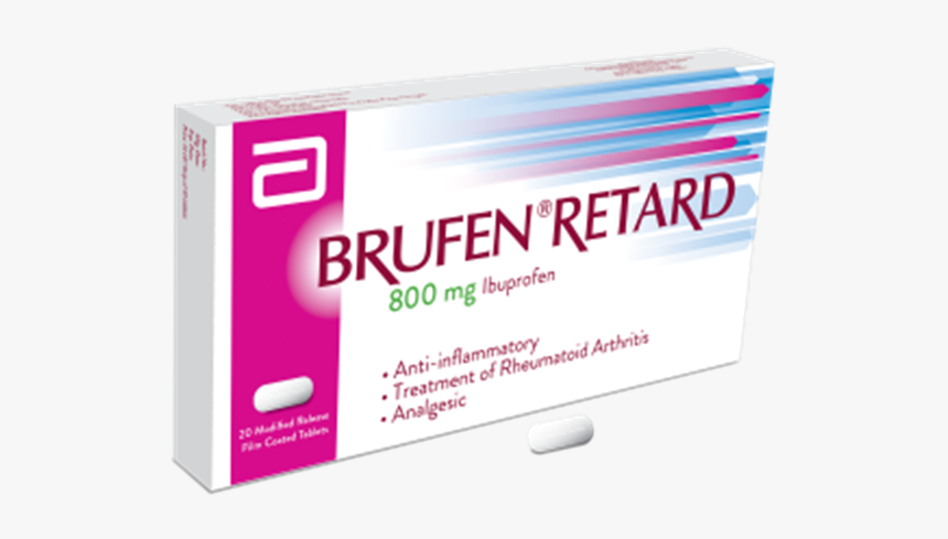 Picture Of Brufen Retard 800 Mg - Ibuprofen Retard 800 Mg, HD Png Download, Free Download