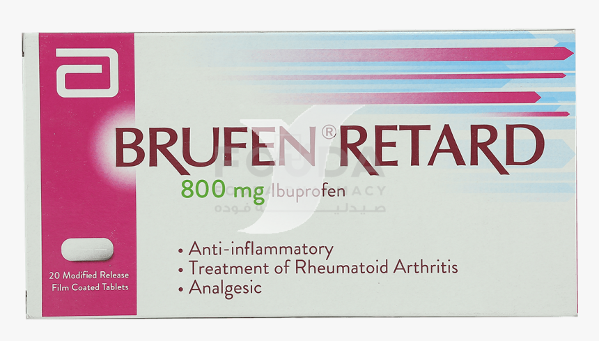 Brufen Retard 800mg 20/tab - Paper, HD Png Download, Free Download