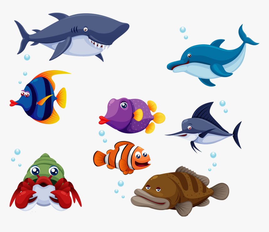 Fish Cartoon Clip Art - Cartoon Fish Png, Transparent Png, Free Download