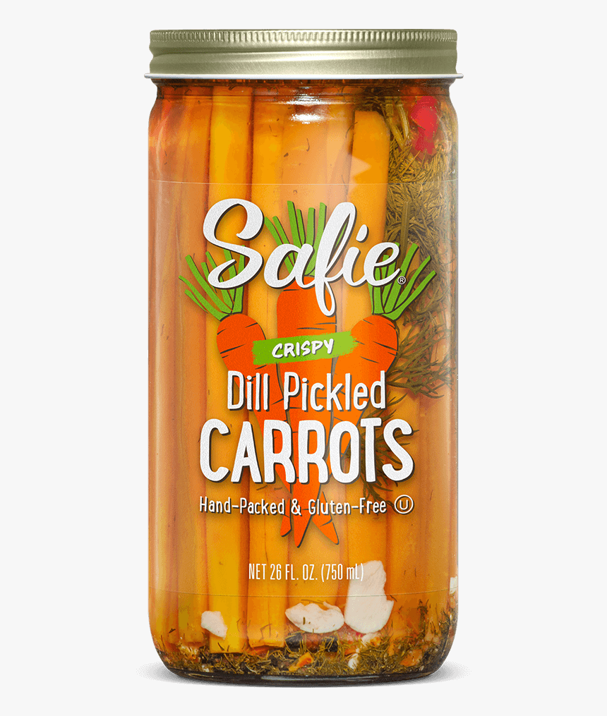Safie Crispy Dill Pickled Carrots 26 Fl Oz - Safie Hot Pickled Asparagus, HD Png Download, Free Download