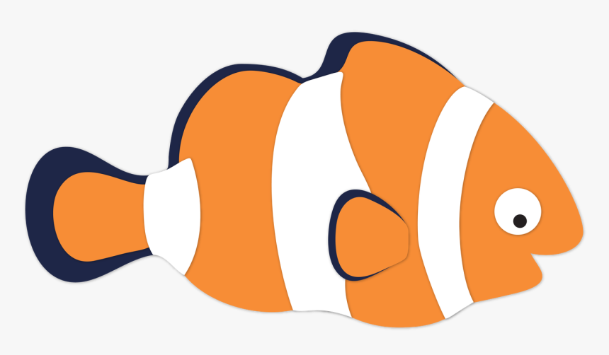 Transparent Clown Fish Clipart - Transparent Clownfish Cartoon Png, Png Download, Free Download