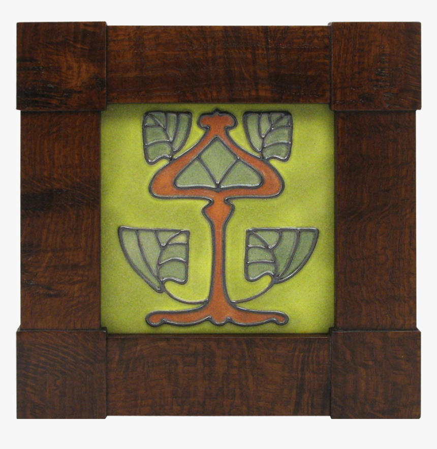 Mission Corner Block Wood Frame With Tile - Crest, HD Png Download, Free Download