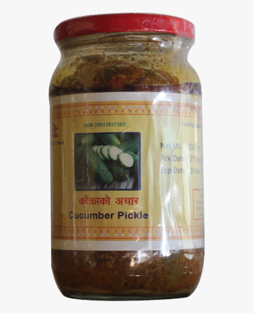 Kakro Ko Pickles- Cucumber Pickle - Garlic, HD Png Download, Free Download