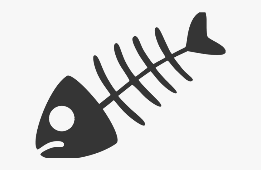 Download Dead Cartoon Fish - Fish Bone Vector Png, Transparent Png ...