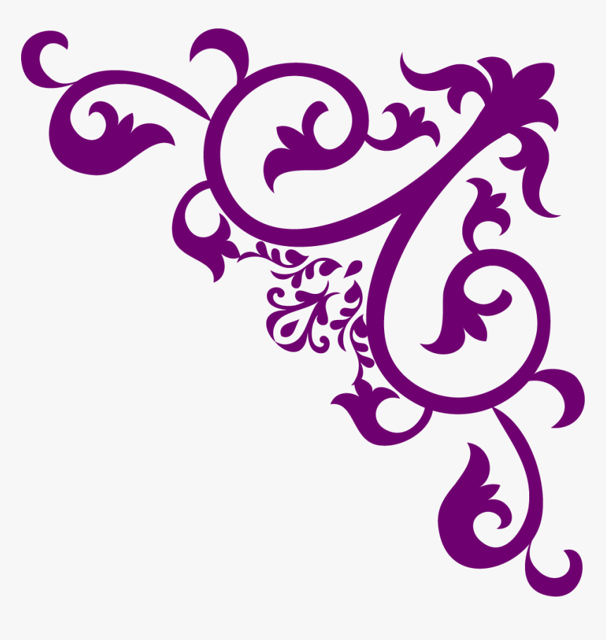 Purple Corner Border Png, Transparent Png, Free Download