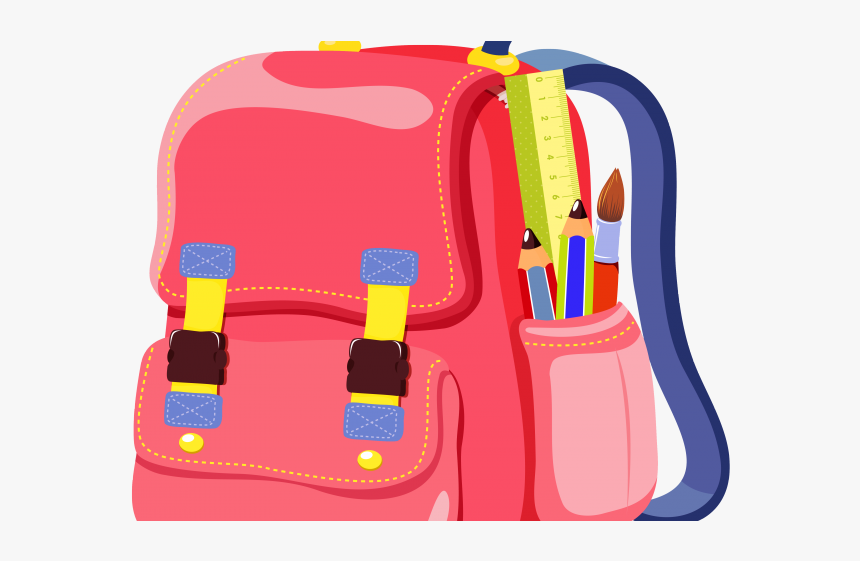 Clipart School Bag Png, Transparent Png, Free Download