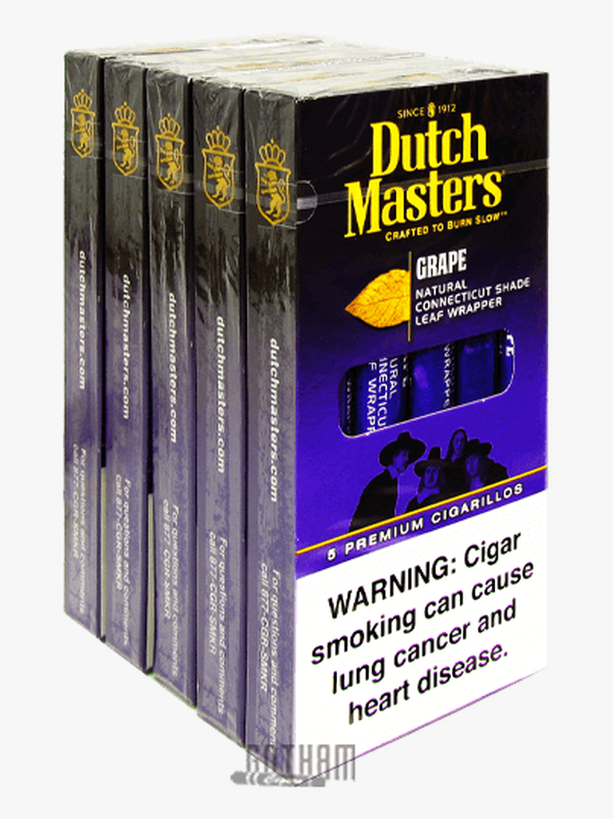 Dutch Masters Cigarillos Grape Pack - Packaging And Labeling, HD Png Download, Free Download