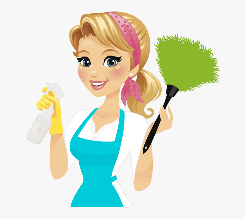 Cleaning Lady Vector - Cleaning Lady Clipart, HD Png Download, Free Download