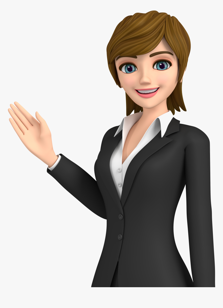 Cartoon Smart Girl Png, Transparent Png, Free Download