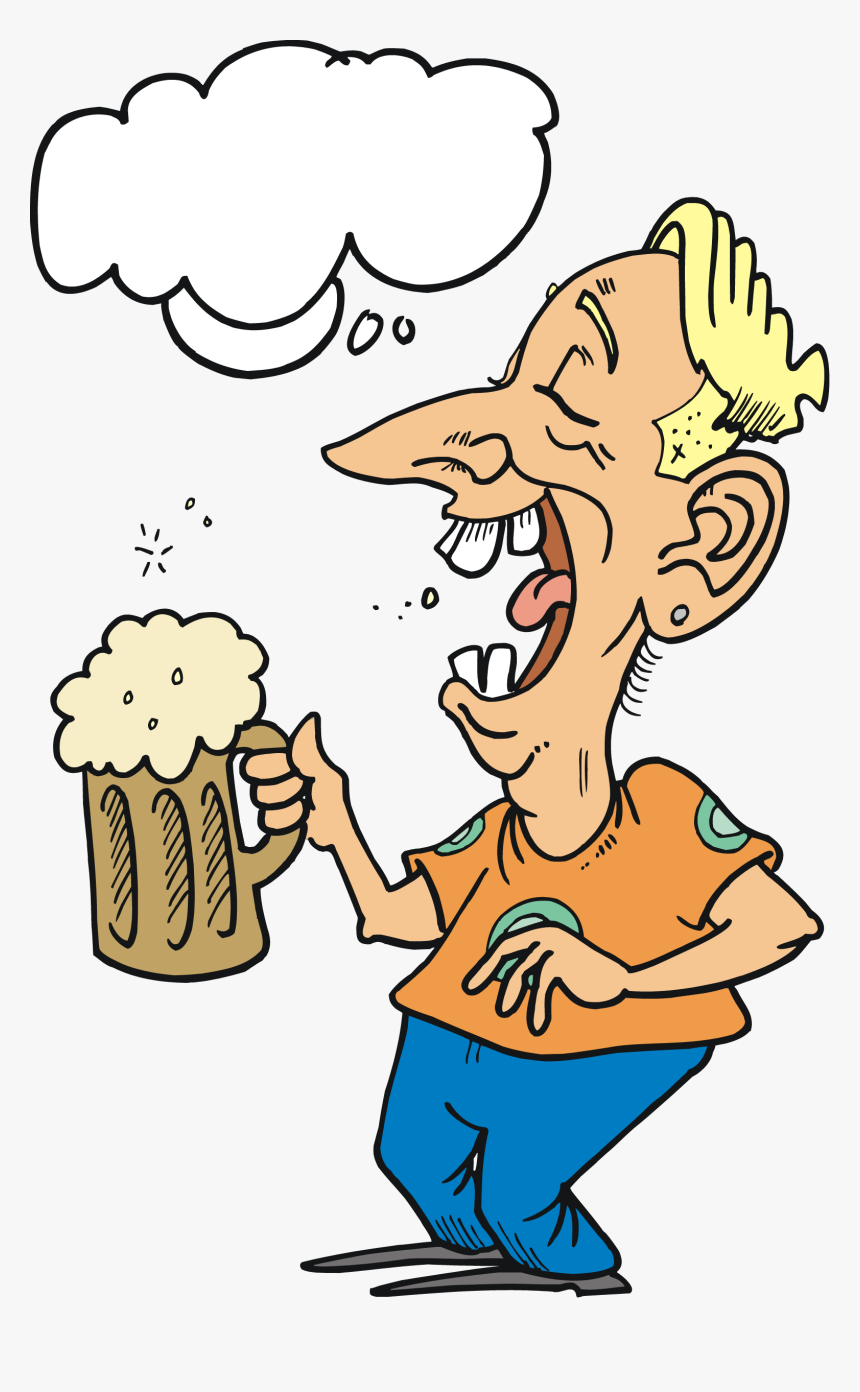 Cartoon Drunk Man - Funny Birthday Invitation Templates, HD Png Download, Free Download