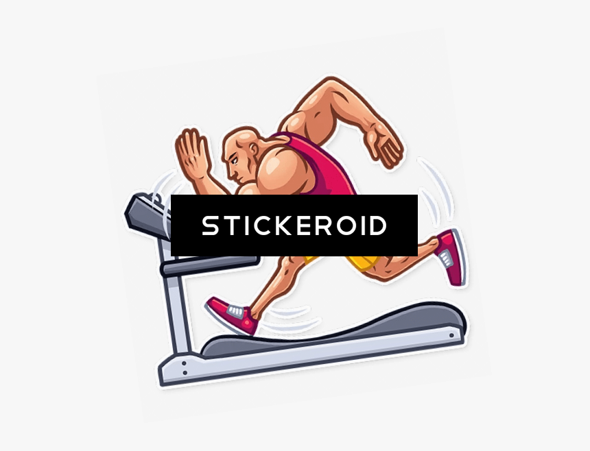 Runner Man Running - Treadmill, HD Png Download, Free Download