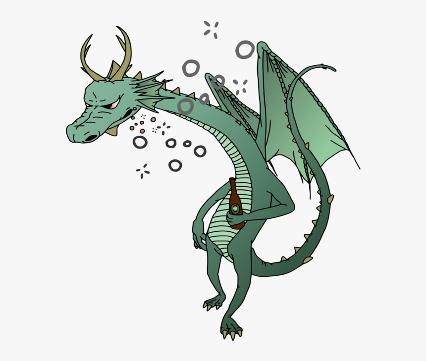 Dragon Clipart Tired - Дракон Усталый, HD Png Download, Free Download