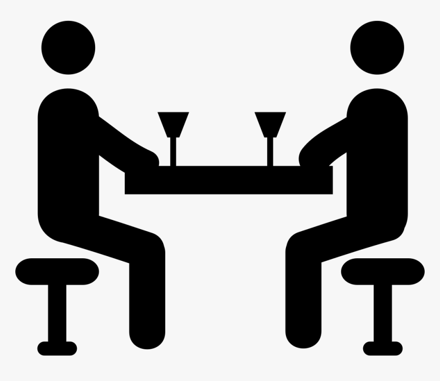 Two Friends Drinking - Friend Drink Icon, HD Png Download, Free Download