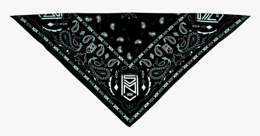 Folded Black Bandana Png, Transparent Png, Free Download