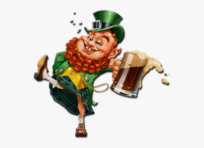 St Patrick Leprechaun Drunk , Png Download - St Patricks Leprechaun Drunk, Transparent Png, Free Download