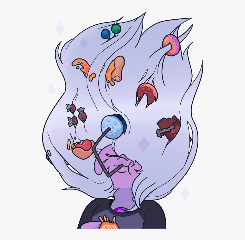 "sorry I Hurt Your Feelings - Amethyst Steven Universe Eating, HD Png Download, Free Download