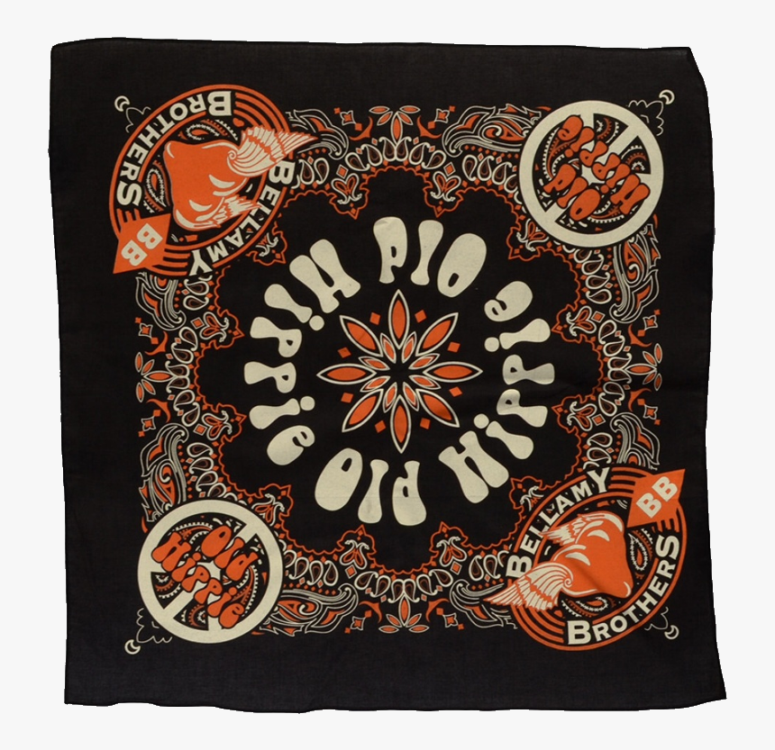 Bellamy Brothers Old Hippies Bandana"
 Title="bellamy - Placemat, HD Png Download, Free Download