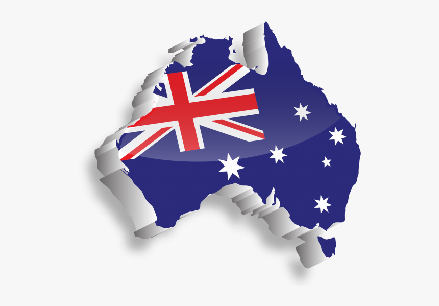 Australia Map 3d Png Image Free Download Searchpng - Australian Flag, Transparent Png, Free Download