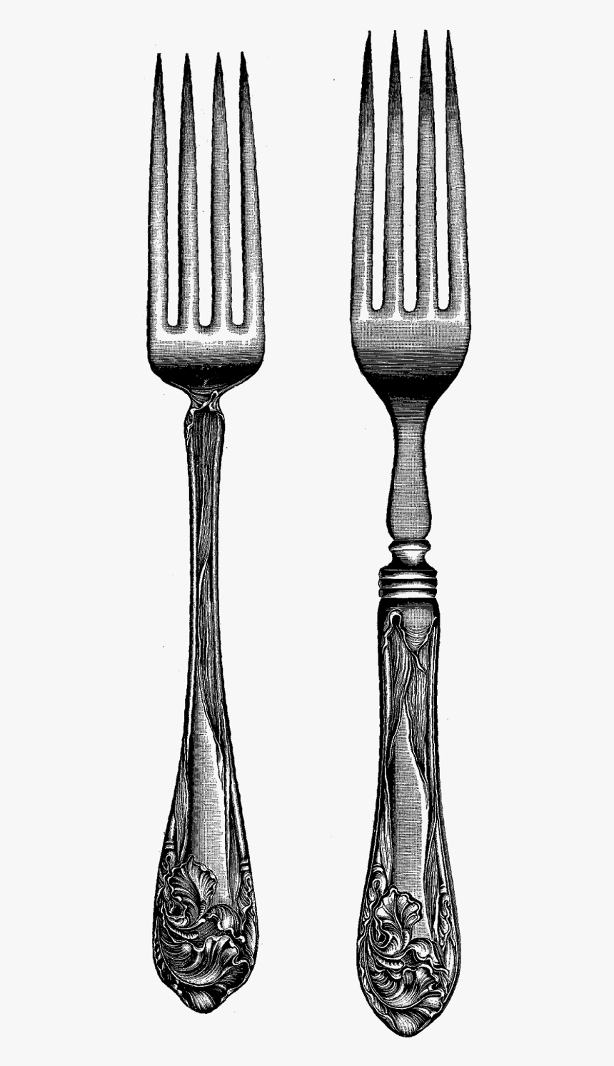 Fancy Knife And Fork, HD Png Download, Free Download