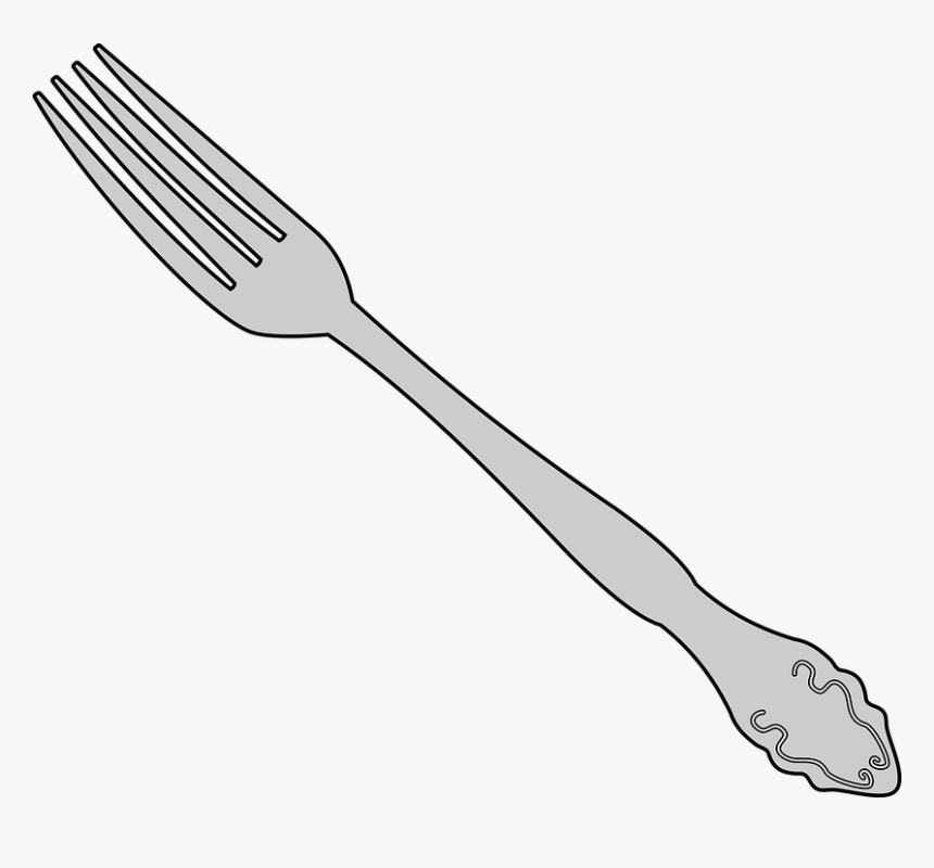 Fork, Silverware, Silver, Cutlery, Restaurant, Dinner - Fork, HD Png Download, Free Download
