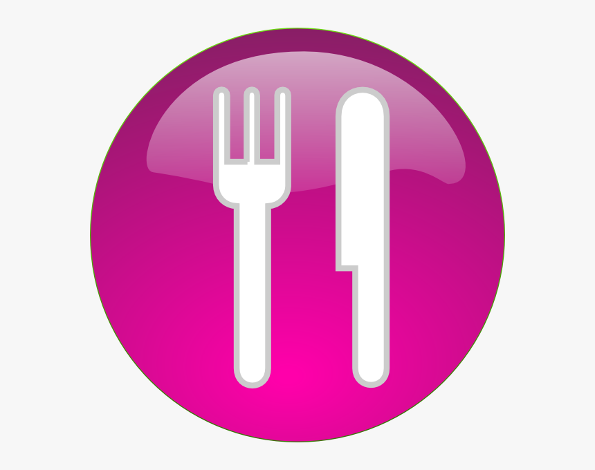 Silverware Clip Art At Vector Clip Art - Restaurant Symbol Circle, HD Png Download, Free Download