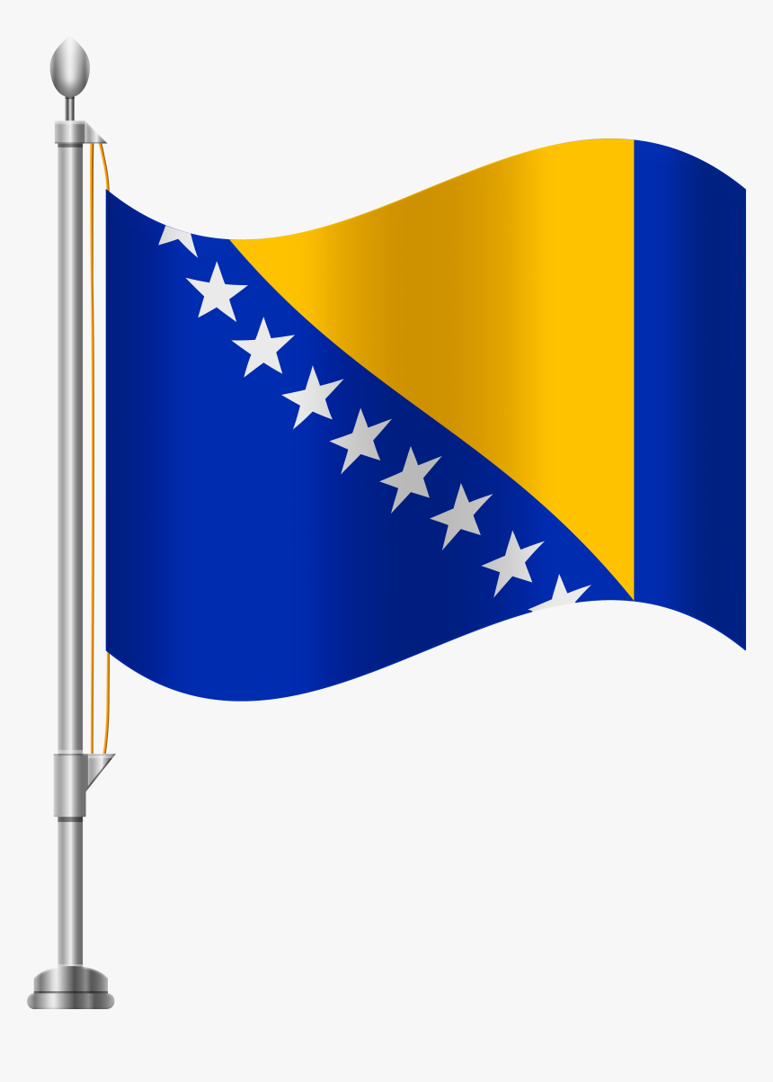 Bosnia And Herzegovina Flag Png Clip Art, Transparent Png, Free Download