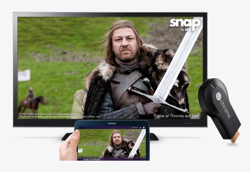 Sky Snap Chromecast - Ice Sword Ned Stark, HD Png Download, Free Download