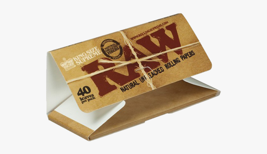 Raw King Size Supreme Rolling Paper - All Raw Rolling Papers Products, HD Png Download, Free Download