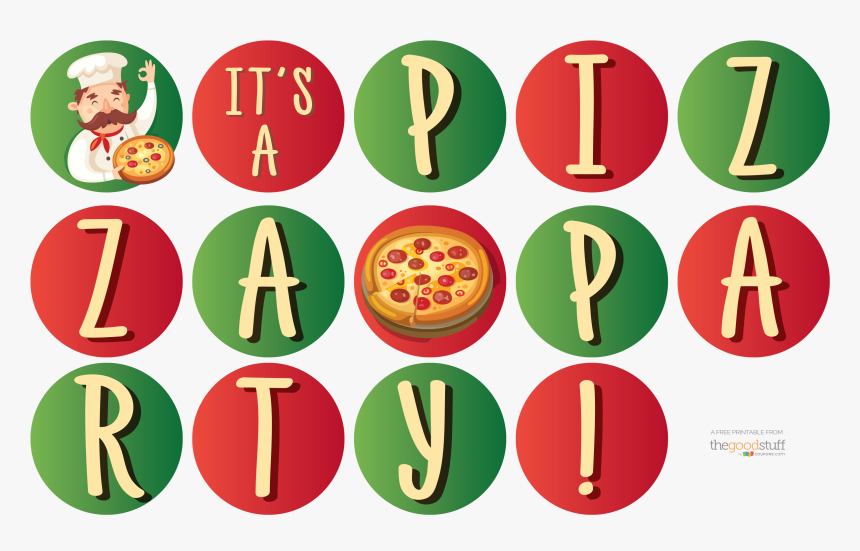 Pizza Party Free Printable Invitations, HD Png Download, Free Download